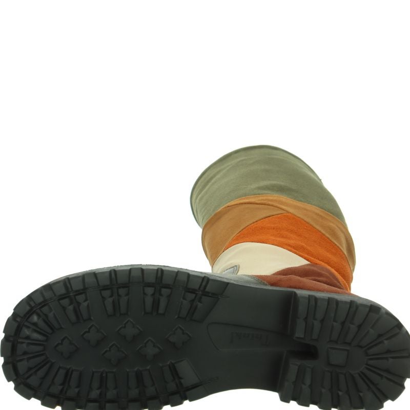 Think TRENTO Woman Boot - Material: Leather in Olive