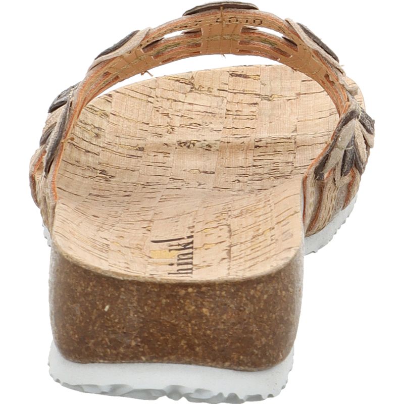 Think JULIA DAMEN Woman Mules - Material: Leather in Beige