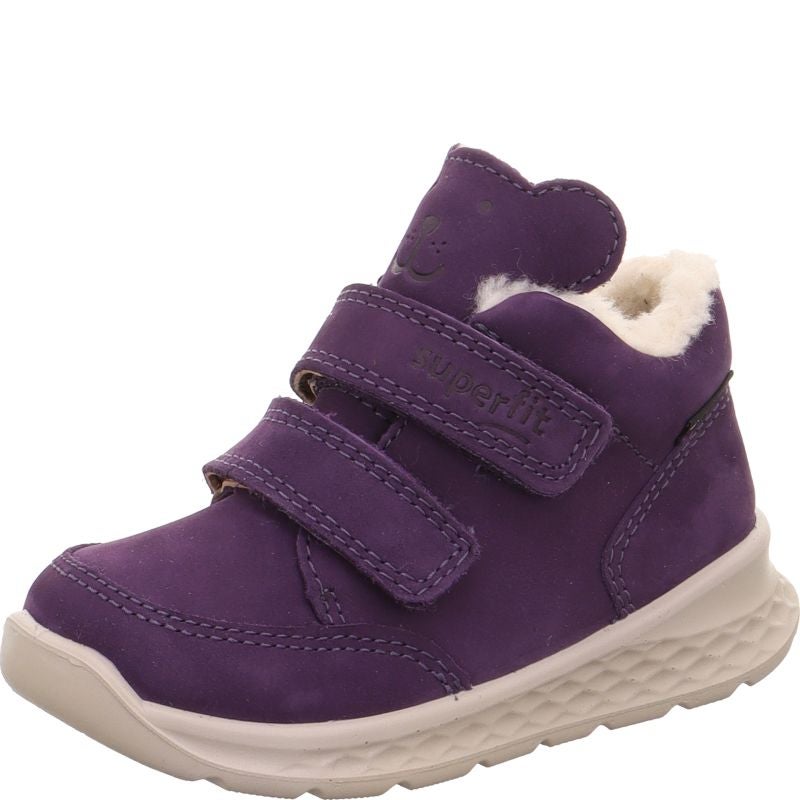 Superfit BREEZE Mädchen Sneaker high - Material: Leder in Lila