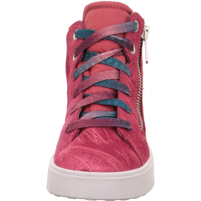 Superfit STELLA Mädchen Sneaker high - Material: Leder/Textil in Rot