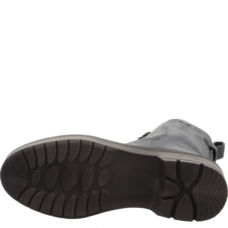 Legero MYSTIC Damen Schnürboots - Material: Leder in Grau