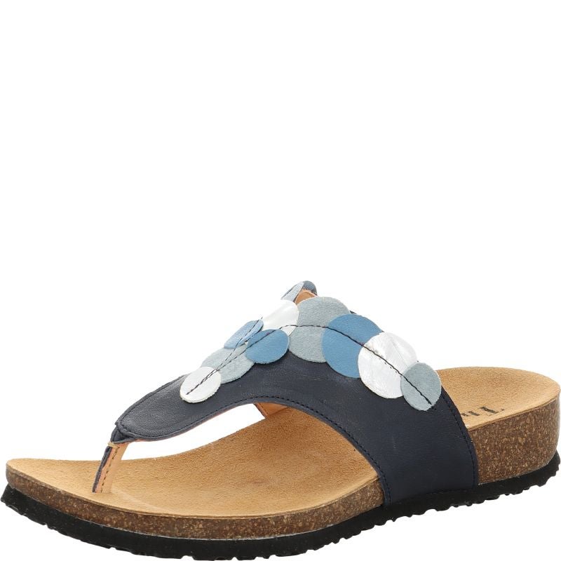 Think JULIA DAMEN Mules - Material: Leather in Blue