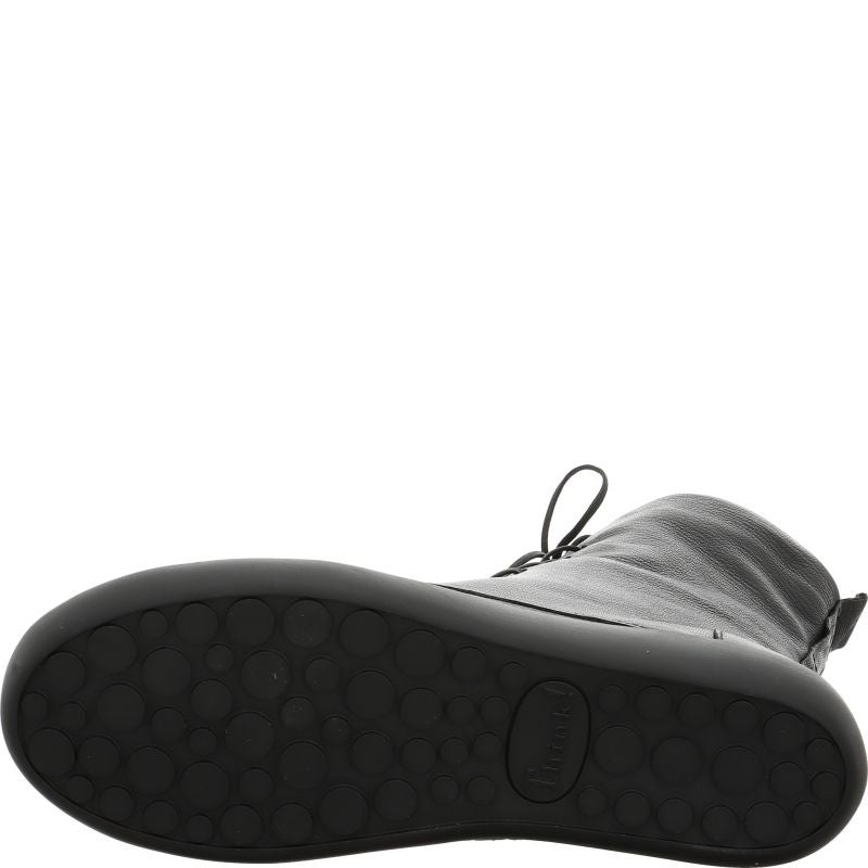 Think! NATURE Damen Stiefelette - Material: Leder in Schwarz