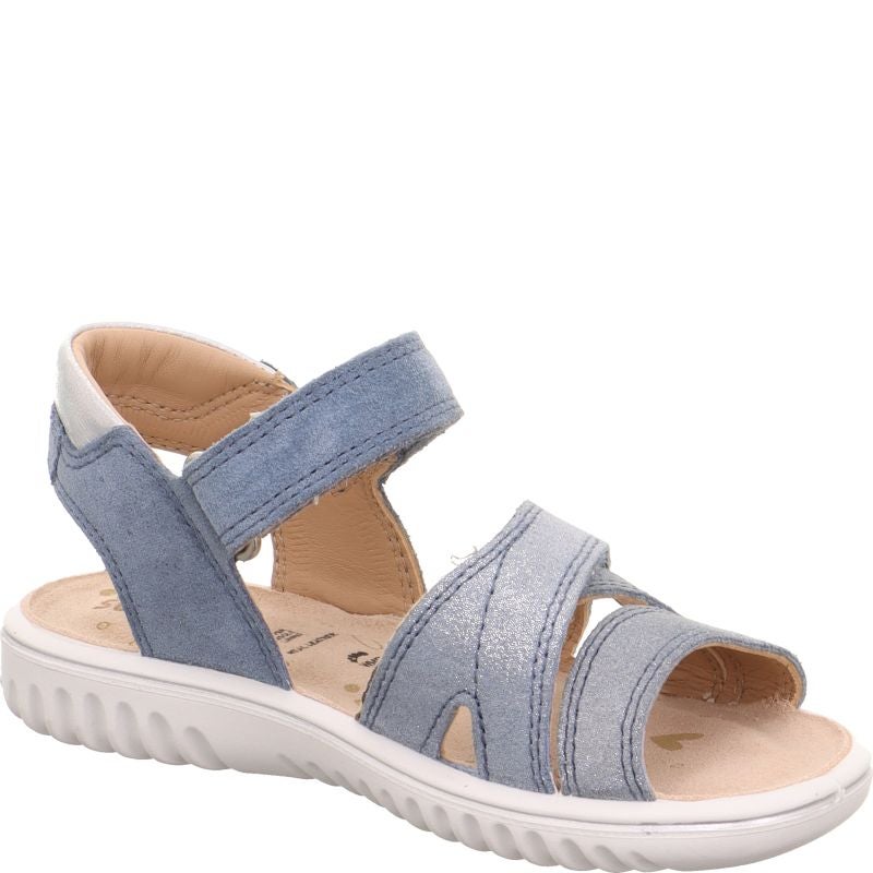 Superfit SPARKLE Mädchen Sandale - Material: Leder in Blau