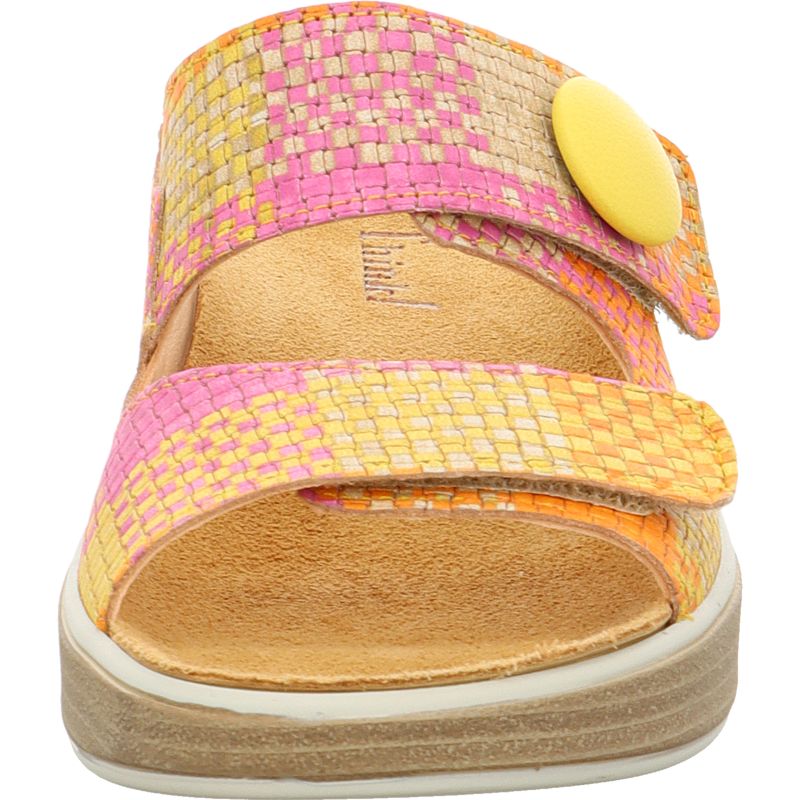 Think! MEGGIE Damen Pantolette - Material: Leder in Mehrfarbig