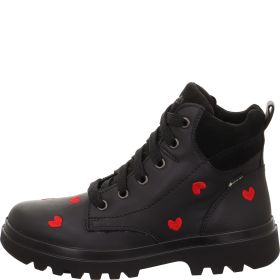 Superfit ABBY NOVA Mädchen Boots - Material: Leder/Textil in Schwarz