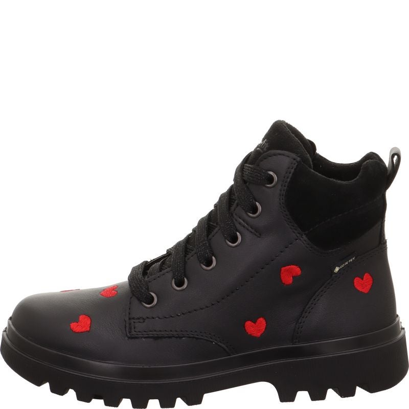 Superfit ABBY NOVA Mädchen Boots - Material: Leder/Textil in Schwarz