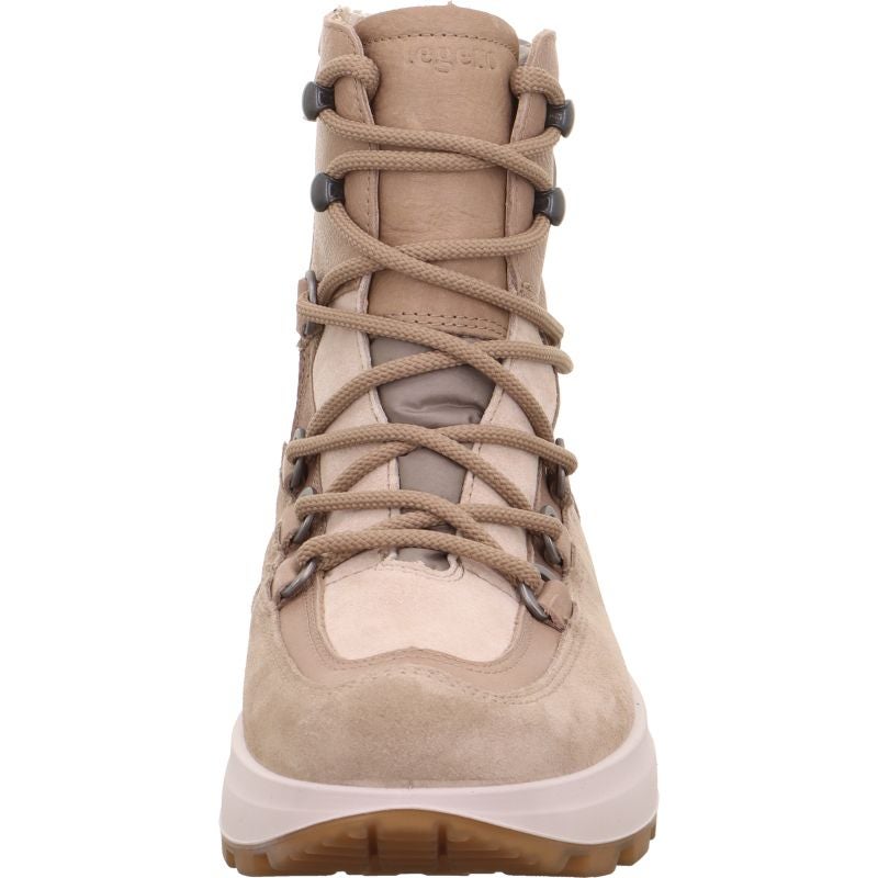 legero T4 RUN Damen Schnürboots - Material: Leder/Textil in Beige