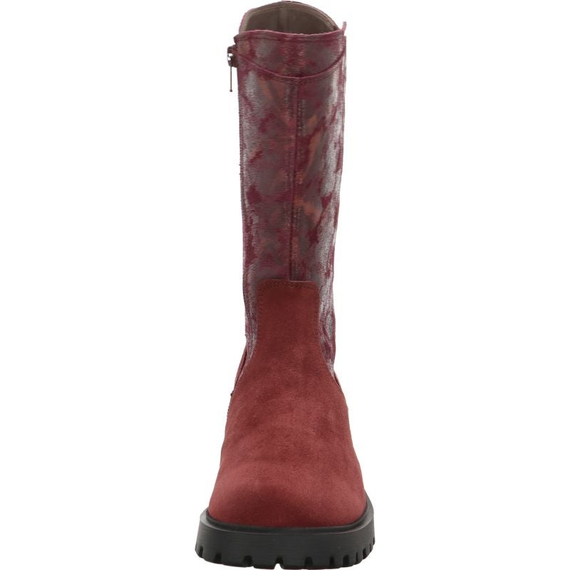 Think TRENTO Woman Ankle boot - Material: Leather in Red