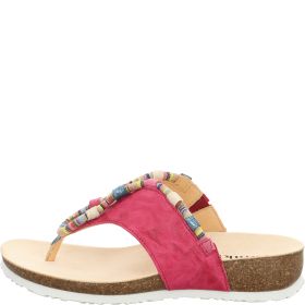 Think! JULIA Damen Pantolette - Material: Leder in Pink
