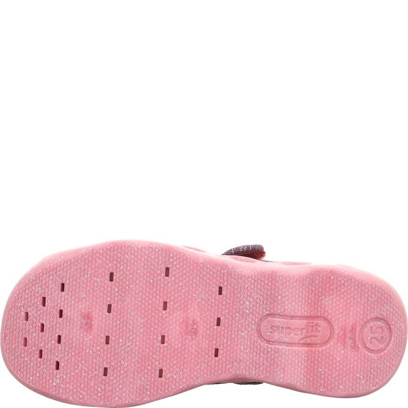 Superfit BUBBLE Girls Slipper - Material: Textile in Red