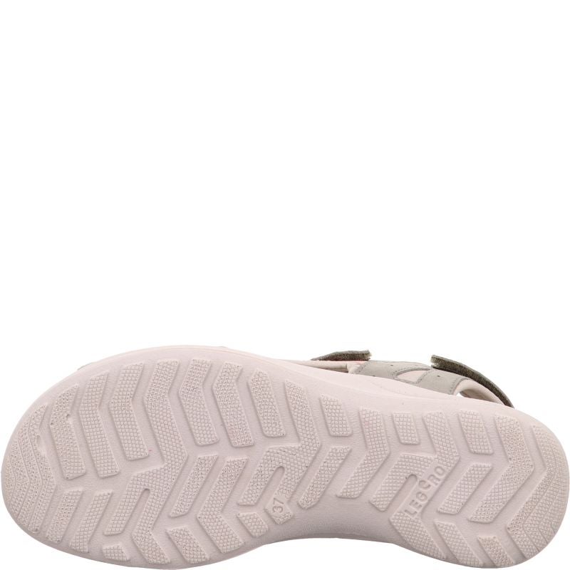 Legero SIRIS Damen Sandale - Material: Leder in Oliv
