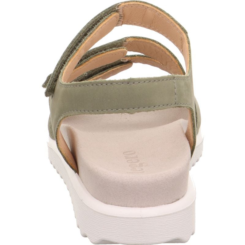 Legero MOVE Damen Sandale - Material: Leder in Grün