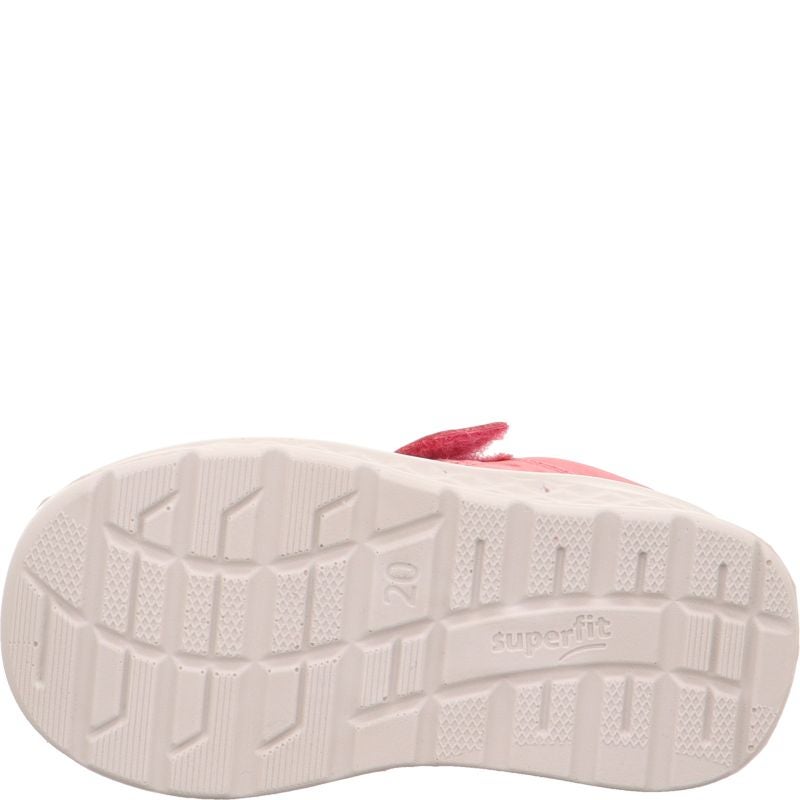 Superfit BREEZE Girls Sneakers low - Material: Leather in Pink