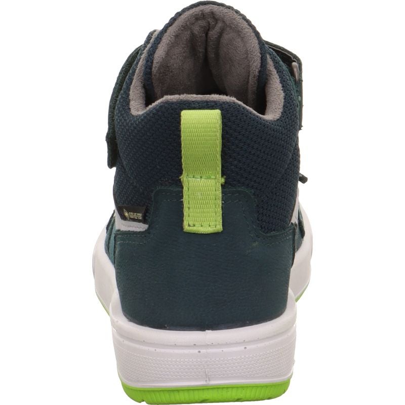 Superfit MAVERICK Boys Sneakers high - Material: Leder/Sonstiges Material/Texti in Blue