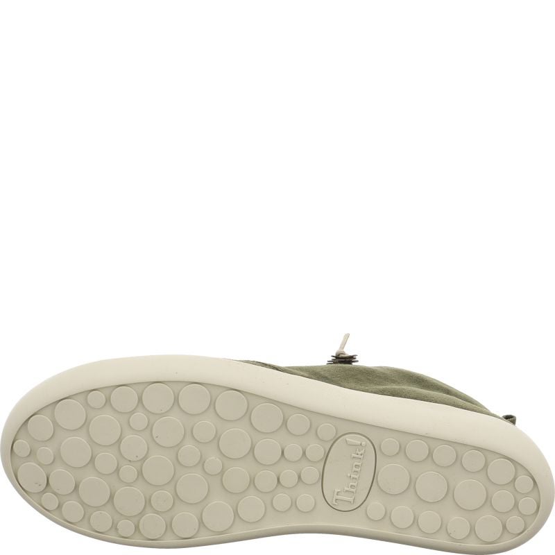 Think NATURE Woman Sneakers high - Material: Leather in Olive