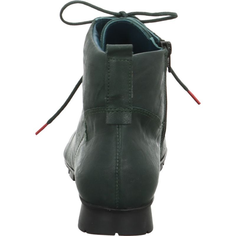 Think! MENSCHA Damen Stiefelette - Material: Leder in Grün