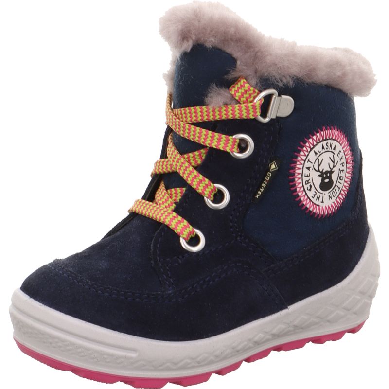 Superfit GROOVY 2.0 Girls Boot - Material: Leather/Textil in Blue
