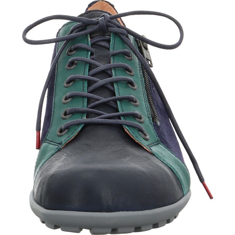 Think KONG HERREN Men Lace up shoe - Material: Leather in Blue