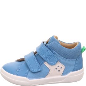 Superfit SUPERFREE Sneaker high - Material: Leder/Textil in Blau