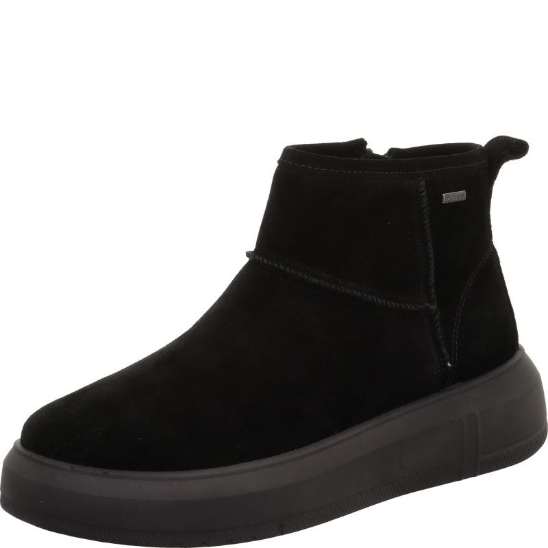 legero WONDER Damen Stiefelette - Material: Leder in Schwarz