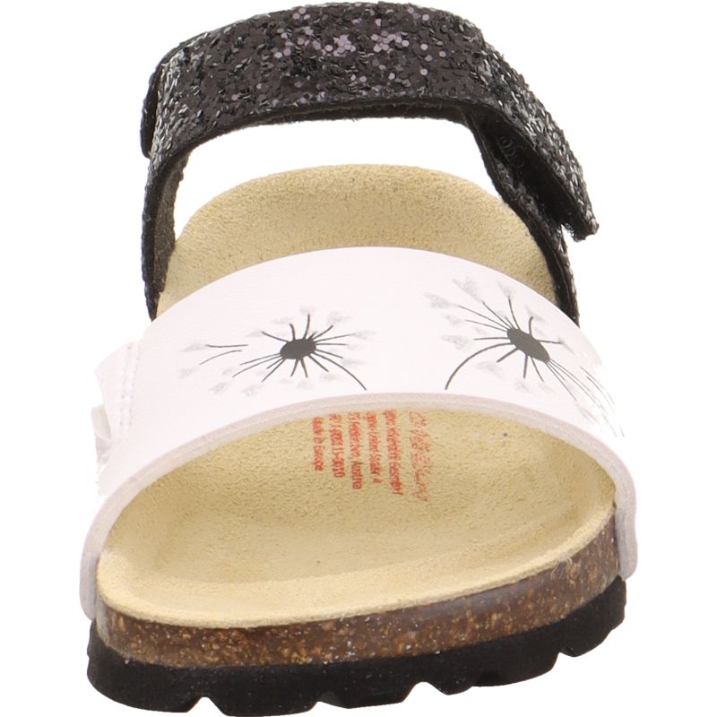 Superfit FUSSBETTPANTOFFEL Girls Sandal - Material: Sonstiges Material in White