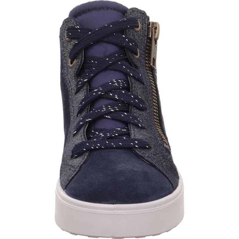 Superfit STELLA Mädchen Sneaker high - Material: Leder/Textil in Blau