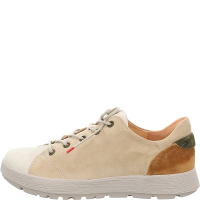 Think COMODA Woman Lace up shoe - Material: Leather in Beige