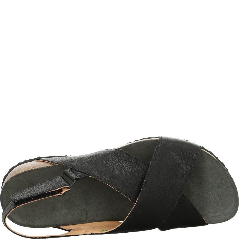 Think JULIA DAMEN Woman Strap sandal - Material: Leather in Black