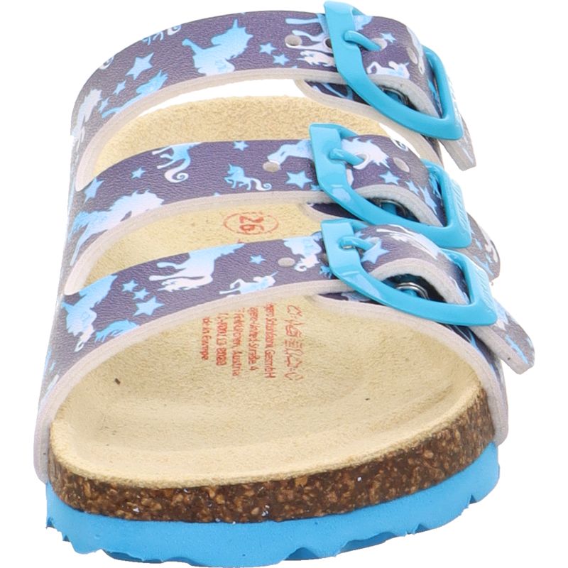 Superfit FUSSBETTPANTOFFEL Girls Slipper - Material: Sonstiges Material in Blue