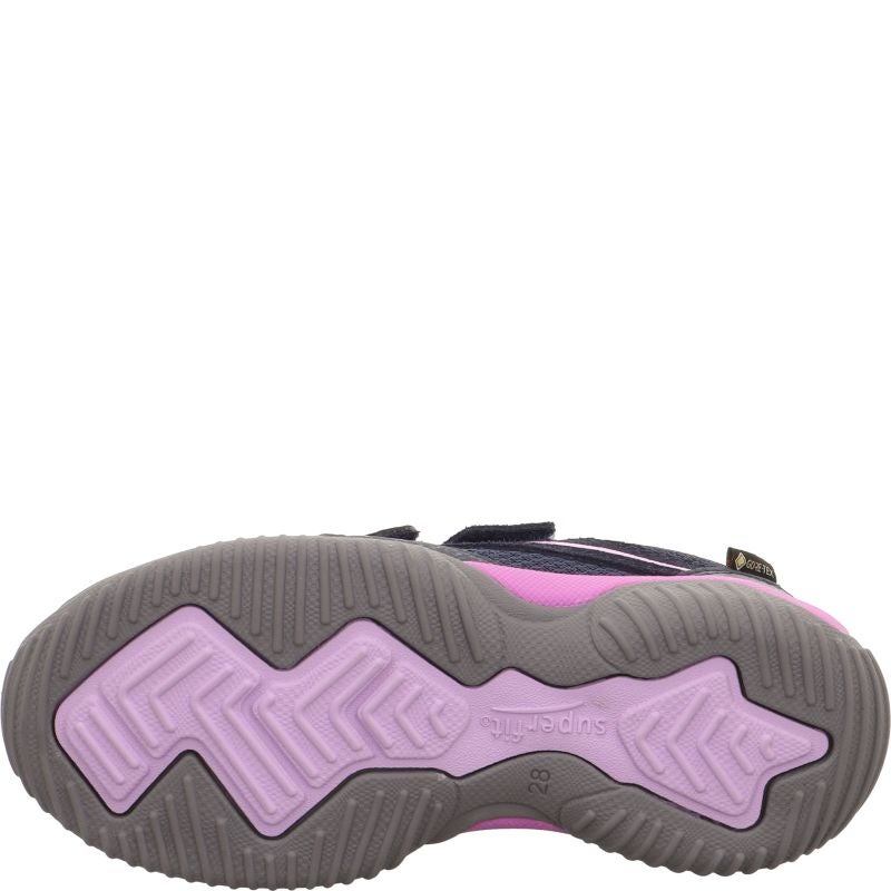 Superfit STORM Girls Sneakers low - Material: Leder/Sonstiges Material/Texti in Blue