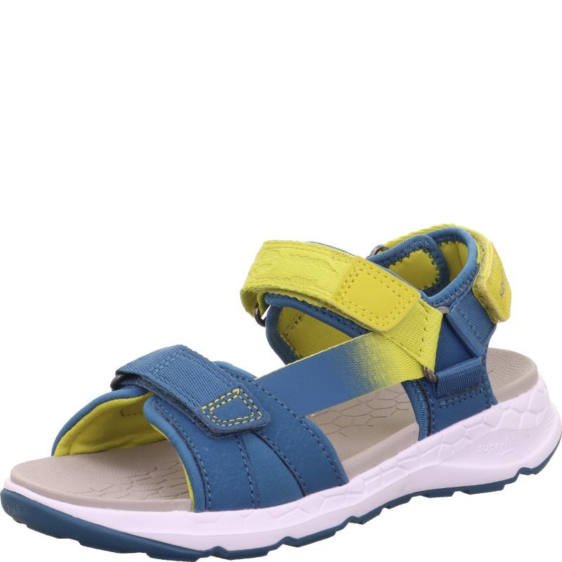 Superfit CRISS CROSS Sandal - Material: TextilSonstigesMaterial in Blue