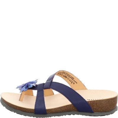 Think JULIA DAMEN Woman Mules - Material: Leather in Blue