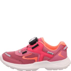 Superfit RUSH Mädchen Sneaker low - Material: Textil/Sonstiges Material in Pink