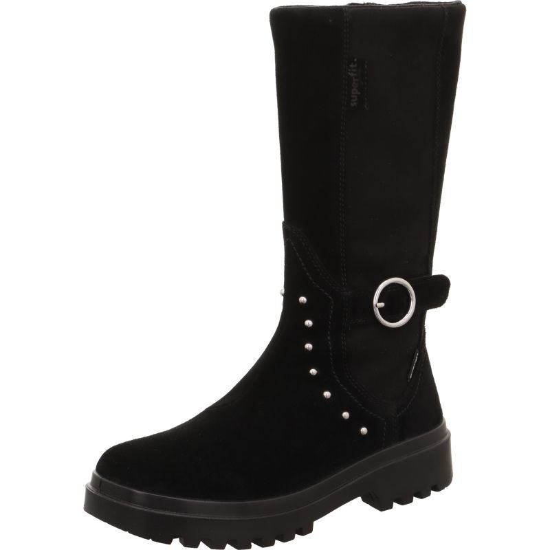 Superfit ABBY Girls Boot - Material: Leather/Textil in Black
