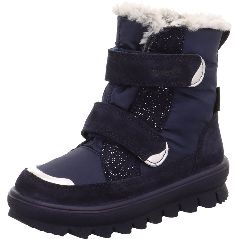 Superfit FLAVIA Girls Boot - Material: Leather/Textil in Blue