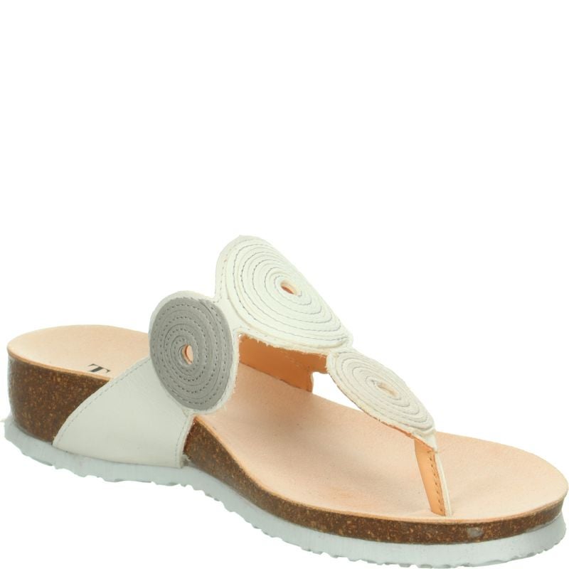 Think JULIA DAMEN Woman Mules - Material: Leather in White