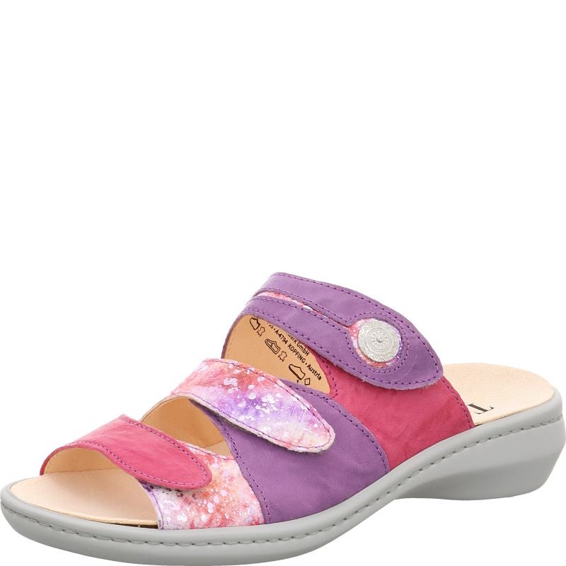 Think! CAMILLA Damen Pantolette - Material: Leder in Mehrfarbig