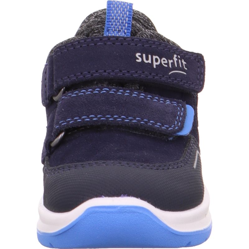Superfit COOPER Jungen Sneaker low - Material: Leder/Sonstiges Material/Textil in Blau