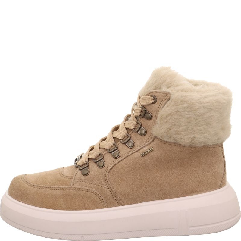 Legero WONDER Damen Schnürboots - Material: Leder/Textil in Beige