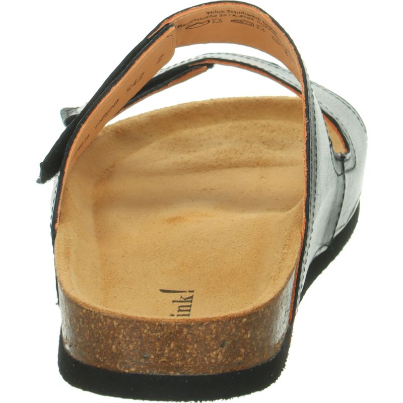 Think WOLFI Men Mules - Material: Leather in Black