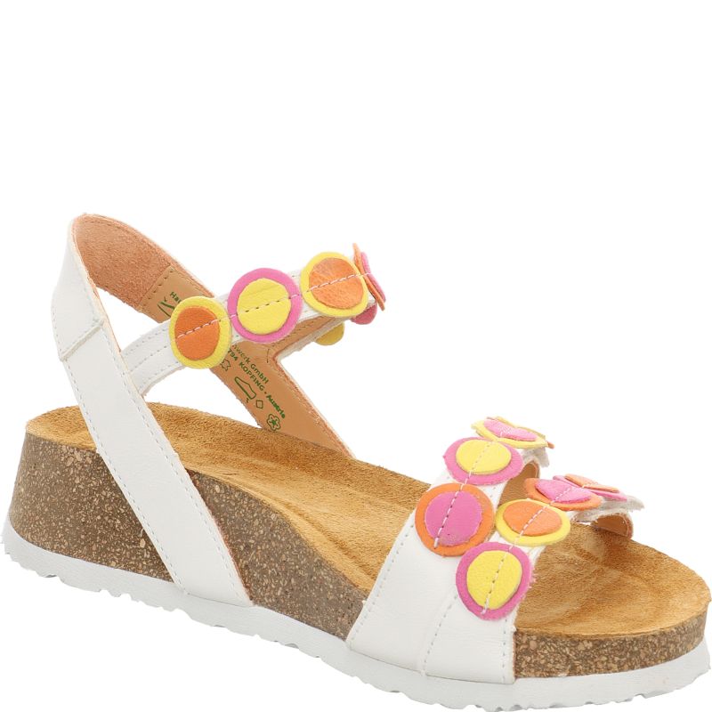 Think KOAK DAMEN Woman Strap sandal - Material: Leather in White
