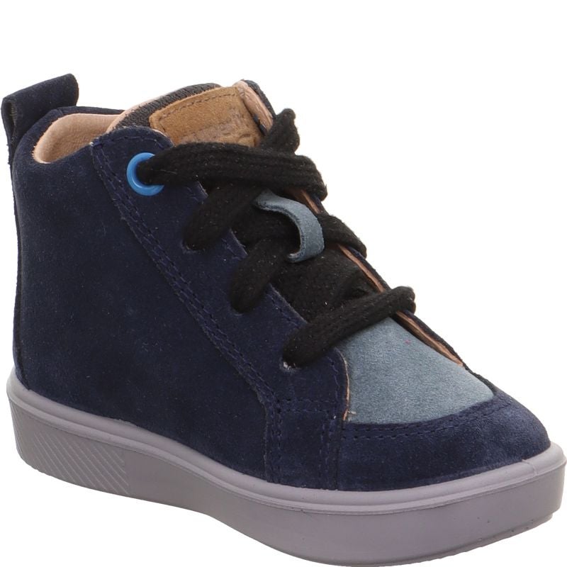 Superfit SUPIES Boys Sneakers high - Material: Leather/Textil in Multi Colour