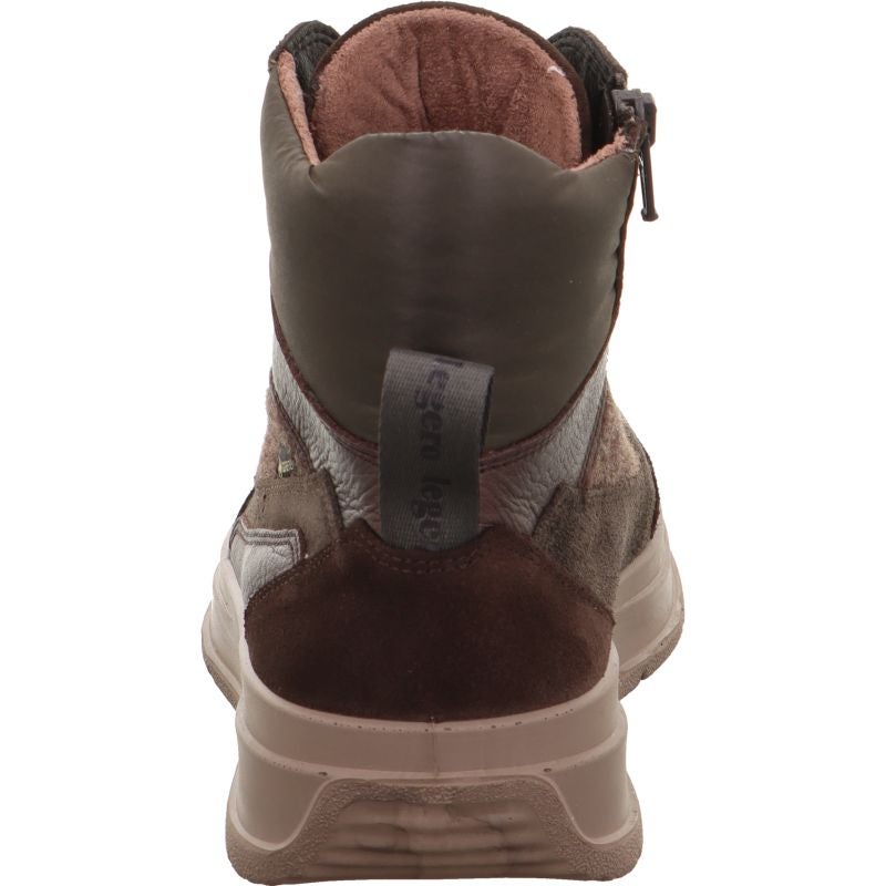 legero SPRINTER Damen Sneaker high - Material: Leder/Textil in Braun