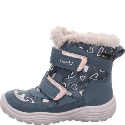 Superfit CRYSTAL Girls Boot - Material: Leder/Sonstiges Material/Texti in Blue