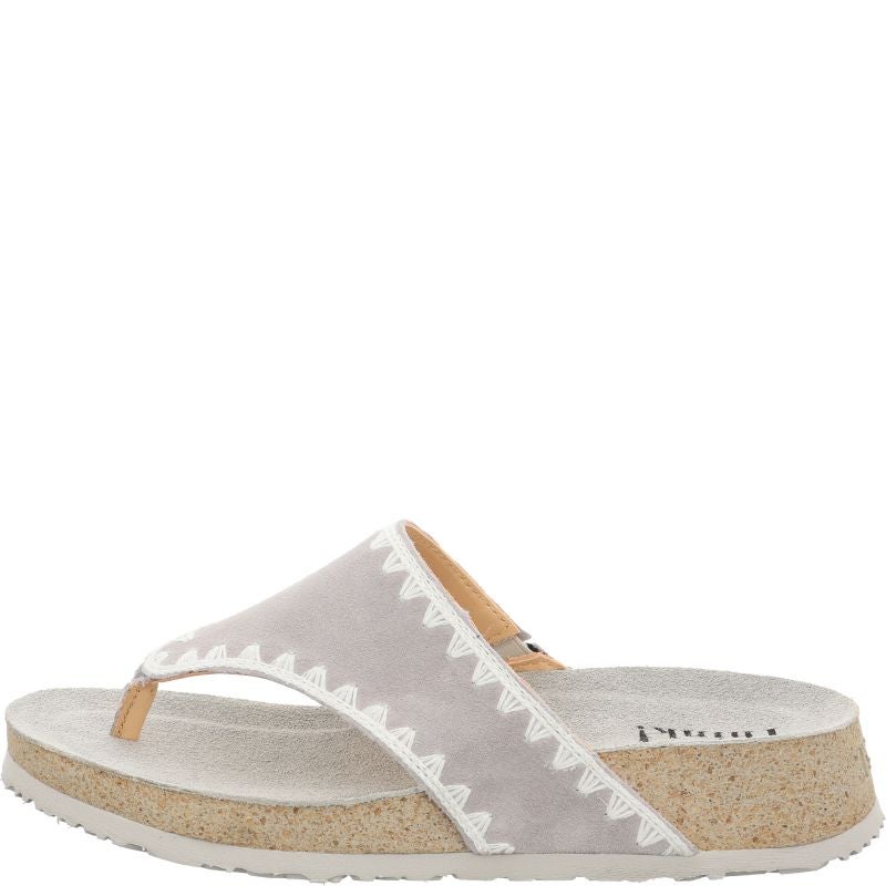 Think KOAK DAMEN Woman Mules - Material: Leather in Grey