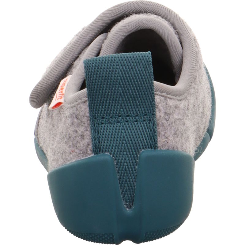 Superfit VENTI Mädchen Hausschuh - Material: Textil in Grau