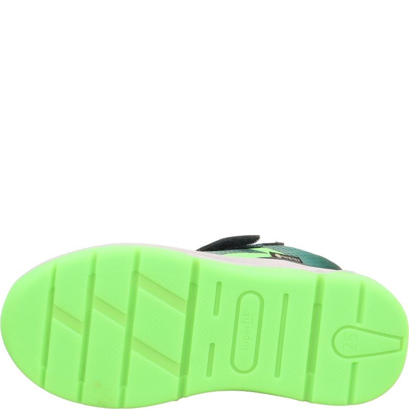 Superfit COOPER Unisex | Jungen Sneaker high - Material: Textil/Sonstiges Material in Grün