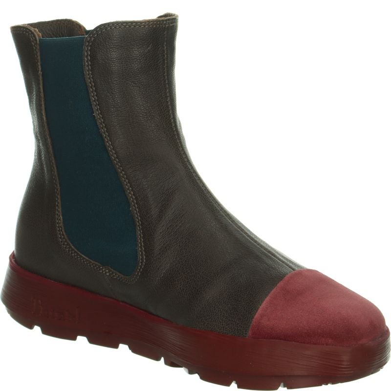 Think! COMODA Damen Chelsea Boots - Material: Leder in Grau