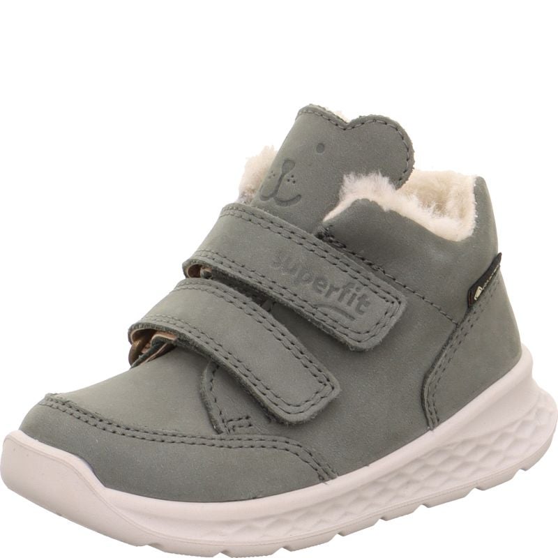 Superfit BREEZE Sneakers high - Material: Leather in Green